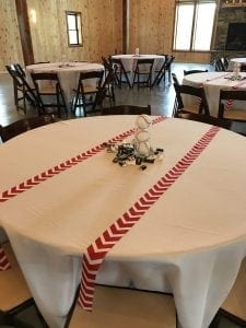 Table Runners - Table Decorations at Country Lane Lodge