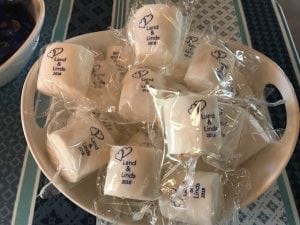 Personalized Marshmallows for a S'mores Bar at Country Lane Lodge's Fire Pit