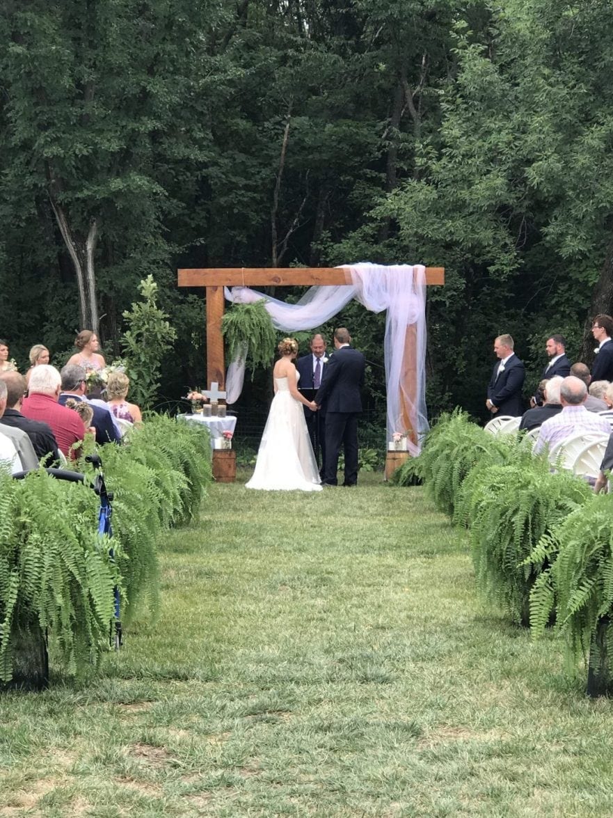 Aisle Decorations at Central Iowa's Best Wedding & Event Venue